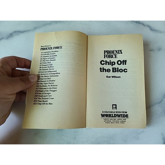 Phoenix Force Chip Off The Old Bloc By Gar Wilson Paperback - Picture 3 of 10